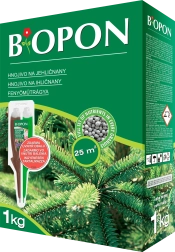 Granuleret gødning til nåletræer med magnesium 1 kg BOPON