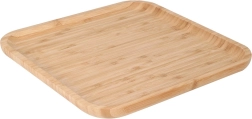 Træserveringsbakke af bambus 30 × 30 cm