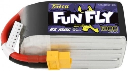 LiPo-batteri Tattu FunFly 1300 mAh 6S 22,2 V 100C (XT60)