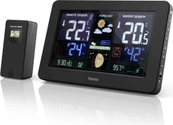 Digital vejrstation med USB-opladning