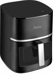 varmluftsfriture 7 l amica afm 6020 med vindue og touchbetjening