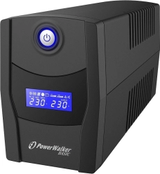 Nødstrømsforsyning PowerWalker Basic 800VA STL med USB og RJ11/45
