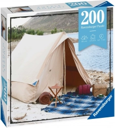 Puzzle Øjeblikke 200 brikker - Camping
