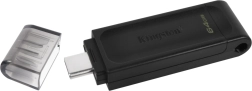 usb-c flashdrev kingston datatraveler 70 64 gb usb 3.2 gen 1