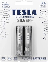 Alkaliske batterier Tesla Silver+ LR6 AA 2 stk