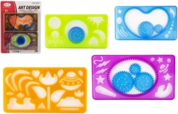 Plastskabeloner til tegning 23x29 cm