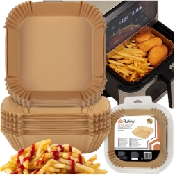 Papirindsatser til airfryer 20 × 20 cm RUHHY, 100 stk.
