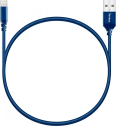 Flettet USB–Lightning-kabel 1 m med APPLE MFi-certificering