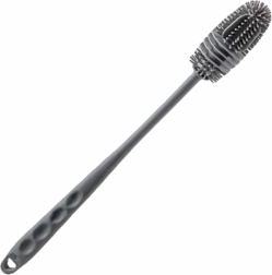 Ag943 silikonebørste til rengøring af flasker 27 cm grå