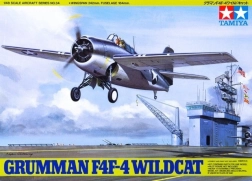 Plastikmodel af flyet Grumman F4F-4 Wildcat