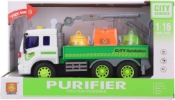 Bil med batterikasser med lyde og lys til børn