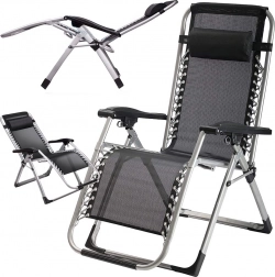 Sammenklappelig have-liggestol Zero Gravity