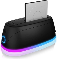 ICY BOX dokningsstation til 1× SATA SSD/HDD med USB 3.0 (USB‑C/USB‑A)