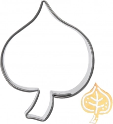 Udstiksform til småkager i rustfrit stål blad 4 cm