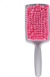 Hårbørste med mikrofiber - rød