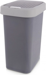 Plastaffaldsspand 25 l grå