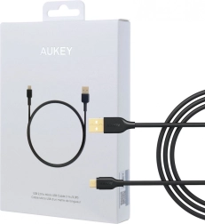 hurtigopladende micro USB-kabel AUKEY 1 m, USB‑A, 480 Mb/s