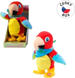 Papegøje, der går og gentager – 22 cm