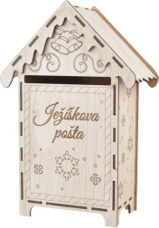 Postkasse i træ til Julemanden