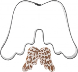 Rustfrit stål udstiksform til småkager vinger 11 cm