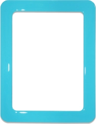 Magnetisk selvklæbende ramme lyseblå