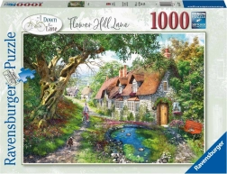 Ravensburger puslespil Flower Hill Lane 1000 brikker