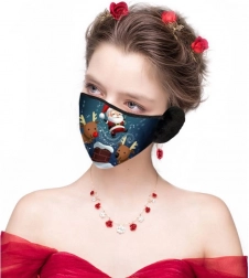 Julemaske med ørebeskyttere – rensdyr