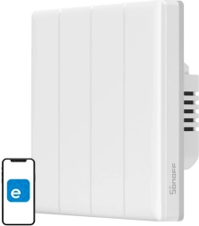 Smart berørings-vægkontakt Wi‑Fi Sonoff TX T5 4C