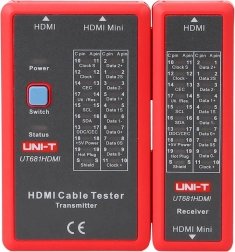 Tester HDMI-kabler UNI‑T UT681HDMI