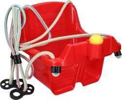 Plastikgyngestol til børn – Rød