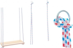 Trægyngesæde – naturfarvet gyngebræt 46 × 19 cm, bæreevne 80 kg