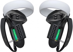 Cover med greb og batterilåge til Meta Quest 2 fra Kiwi Design, sort