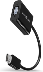 Adapter AXAGON HDMI til VGA med lyd og microUSB-strømforsyning