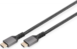 Premium HDMI 2.1-kabel ultra high speed 8K 60 Hz, 2 m, sort