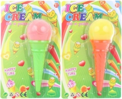 Affyrings-is – skumkugle på snor