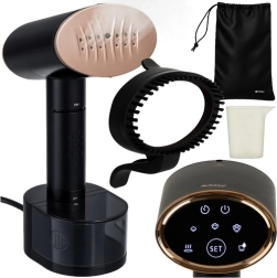 Damptøjdamper 2000 W sort RUHHY med berøringsskærm