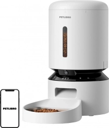 Foderautomat med kamera Petlibro Granary 5L hvid