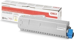 Gul toner til OKI C824, C834 og C844, 5000 sider