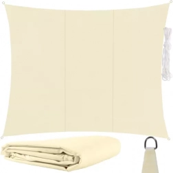 Skygge-sejl 4 × 3 m Gardlov – Beige