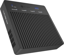 USB4-duplicator 4-bays til NVMe M.2 SSD med 1:3 kloning