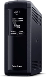 Nødstrømsforsyning UPS CYBERPOWER VP1600ELCD-FR 1600 VA / 960 W med LCD og AVR, 5x FR