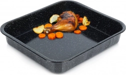 Emaljeret rektangulær bradepande 8 l, 41,5 × 36,5 × 7 cm