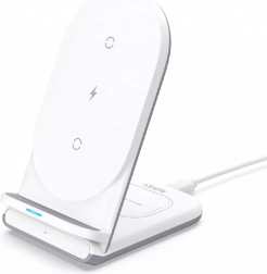 Aukey Aircore LC-A2 trådløs oplader 2-i-1 Qi 10W USB-C