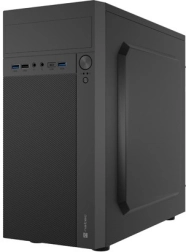 Natec Helix microATX mini-tower med USB‑C, sort