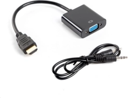 Adapter HDMI til VGA med lydudgang
