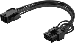 Strømkabel 6-pin til 8-pin (6+2) PCI‑Express 15 cm
