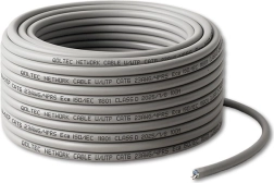 Patchkabel UTP CAT6, kobber Cu, 1 Gb/s, 100 m, grå