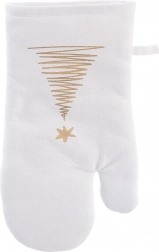 Bomuldsgrydelap med magnet, juletræ 32,5 cm