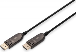 Hybrid DisplayPort-kabel 1.4 AOC 8K 60 Hz DP–DP 20 m – 15 m