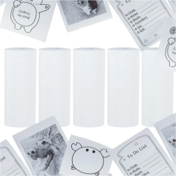 Termisk papir til mini-printer 5,7 cm x 4,5 m - 5 stk